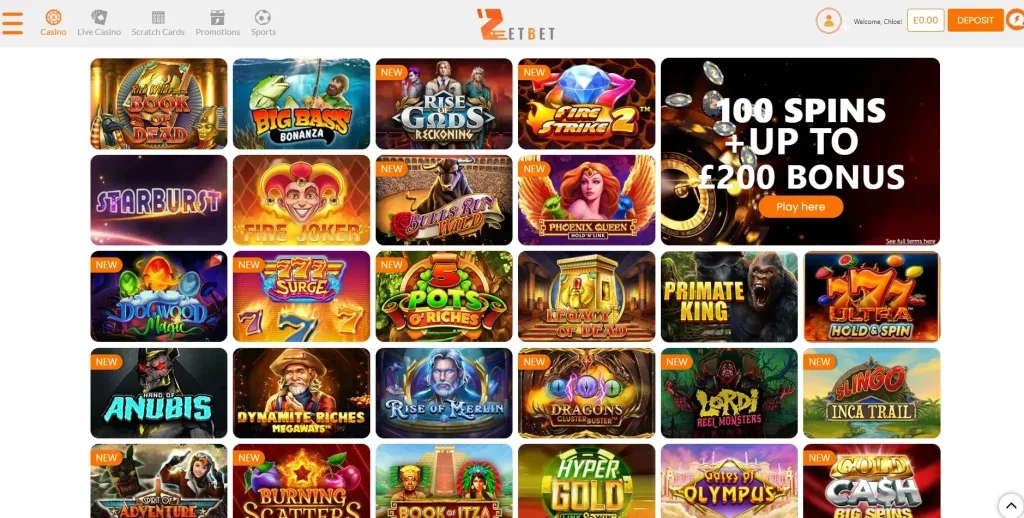 ZetBet Casino Overview
